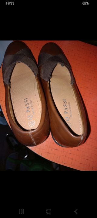 Scarpe comode marroni 36