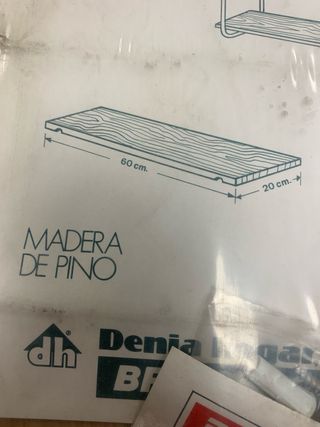 Estantería madera