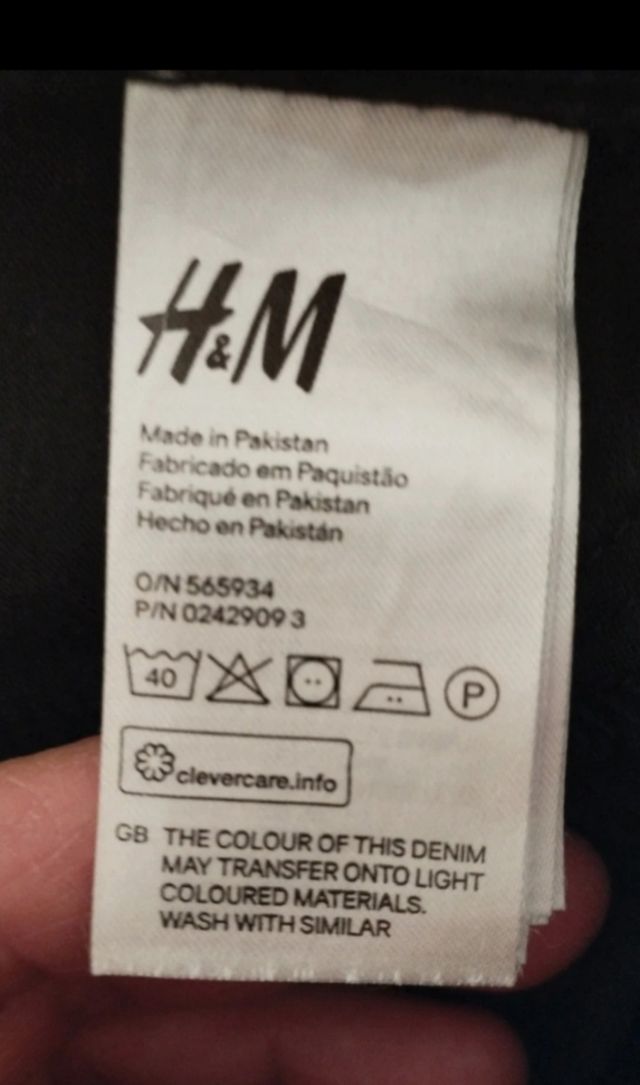 Jeans nero elasticizzato