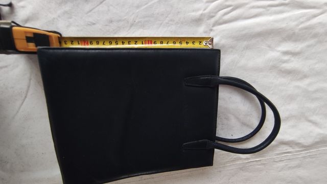 Bolso de mano de piel