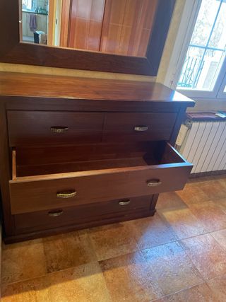 Dormitorio de matrimonio 100% madera