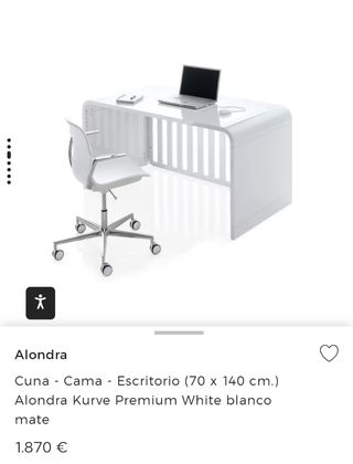 Cuna convertible alondra