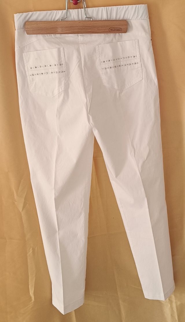Pantaloni (RITRATTO)MIS 42 bianchi nuovi