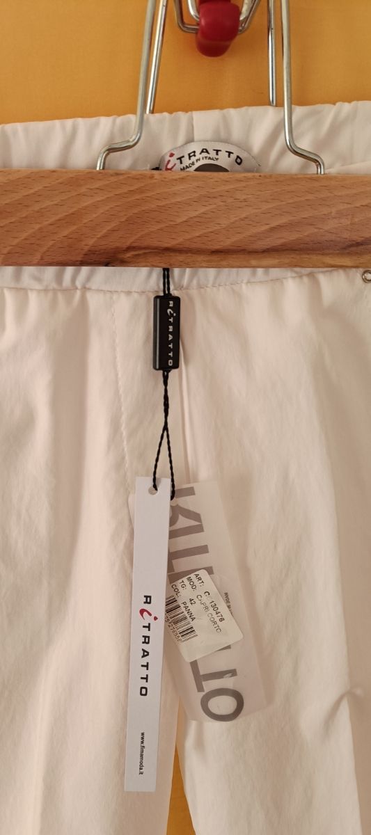 Pantaloni (RITRATTO)MIS 42 bianchi nuovi