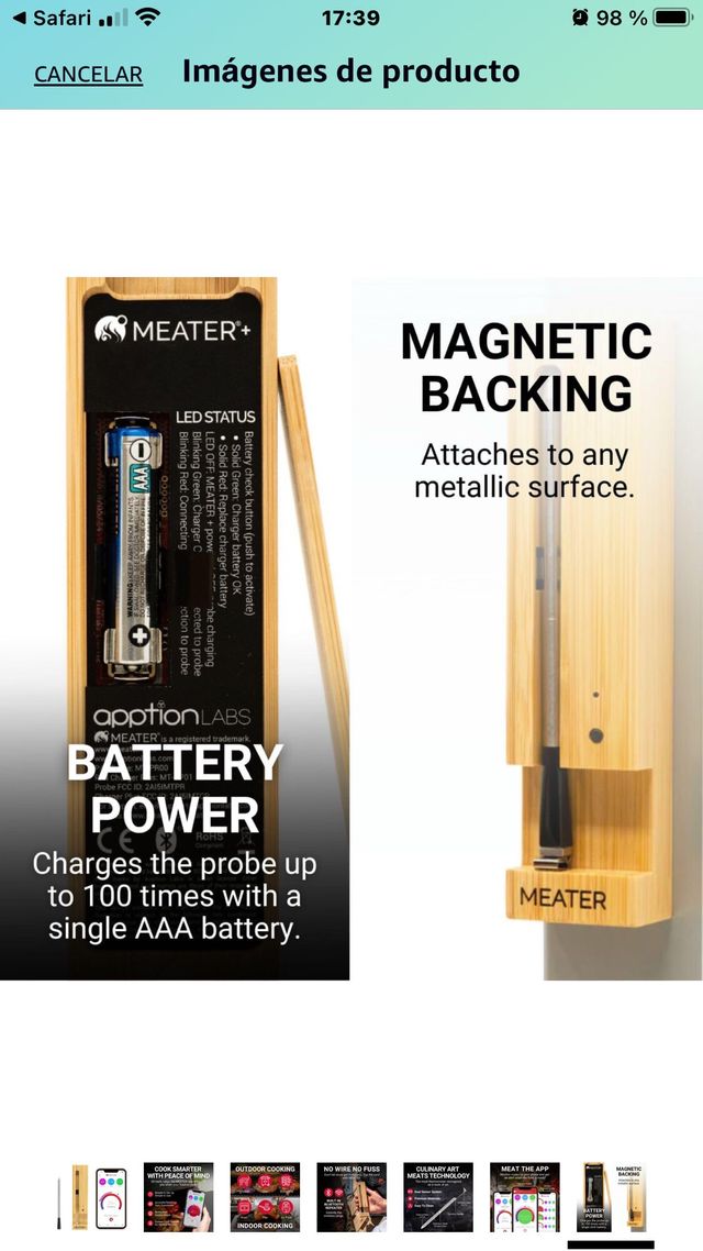 Meater+ y libro