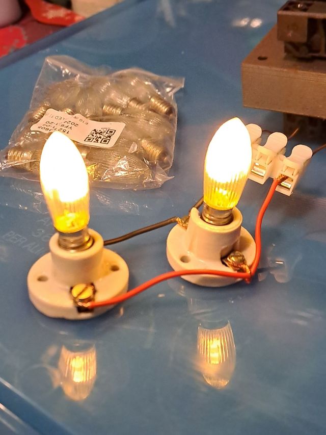 30 Lampadine led ideali luci per collane Natalizie