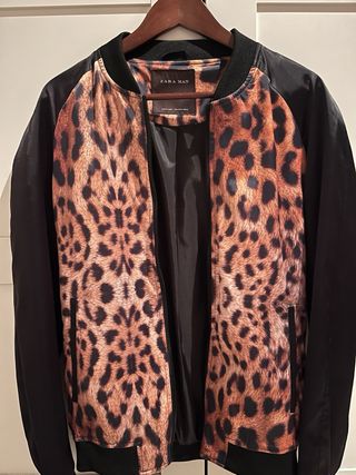 Cazadora Bomber Leopardo ZARA