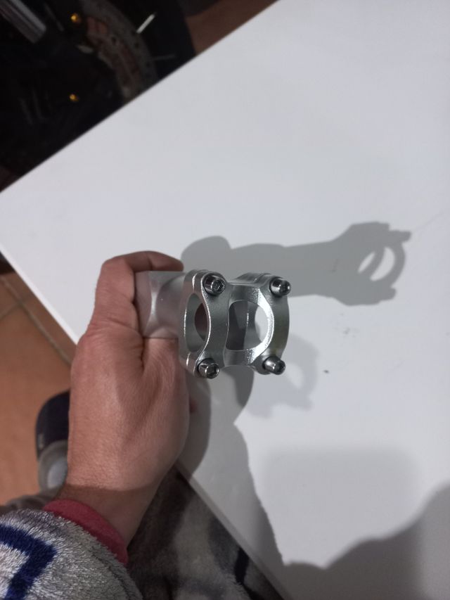 Potencia bicicleta con inclinacion