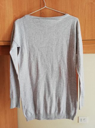 Jersey gris Minnie Bershka