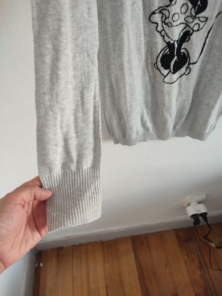 Jersey gris Minnie Bershka