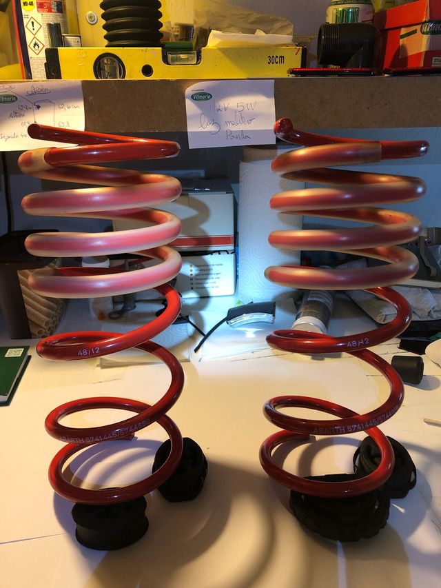 Muelles traseros abarth essesse