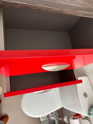 Muebles para baño: columna de baño y cajón