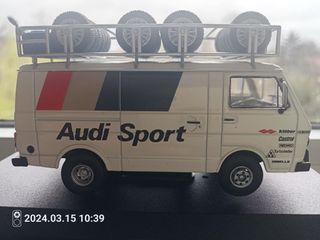 1/43 Furgone Volkswagen LT35 assistenza Audi Sport