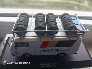 1/43 Furgone Volkswagen LT35 assistenza Audi Sport