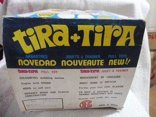 Arrastre madera tira tira con bocina, Reig