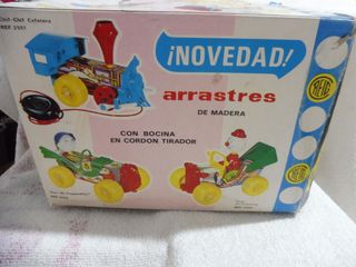 Arrastre madera tira tira con bocina, Reig