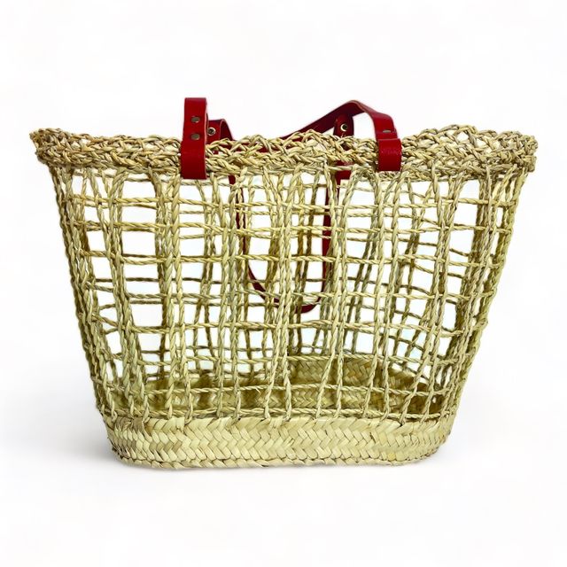 Bolso de playa / piscina grande de paja.