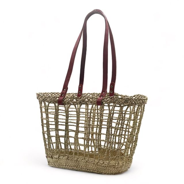 Bolso de playa / piscina grande de paja.