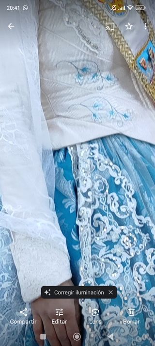 Traje de fallera adulta