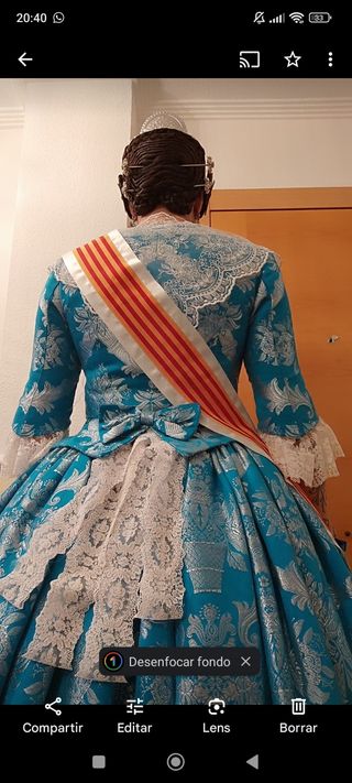 Traje de fallera adulta