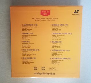 Colección Mitos del cine. 20 películas. Laser disc