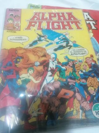 Comics Alpha Flight Marvel vintage.