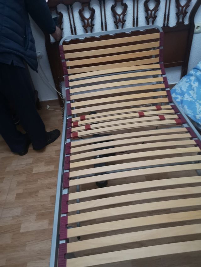 Somier articulado de 90 cm y colchón