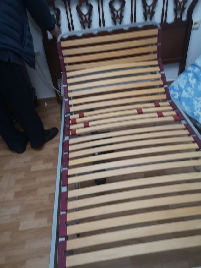 Somier articulado de 90 cm y colchón