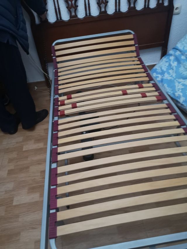 Somier articulado de 90 cm y colchón
