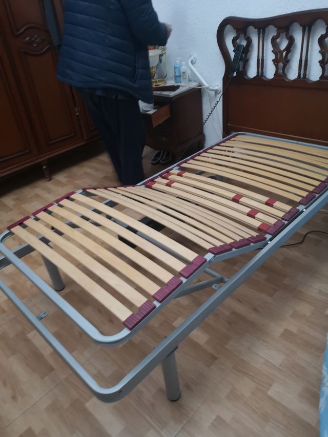 Somier articulado de 90 cm y colchón