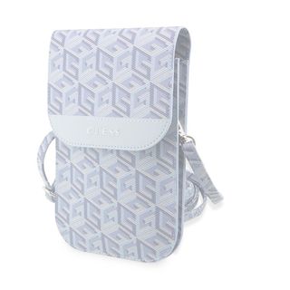 Bandolera smartphone Guess GCube Stripe azul