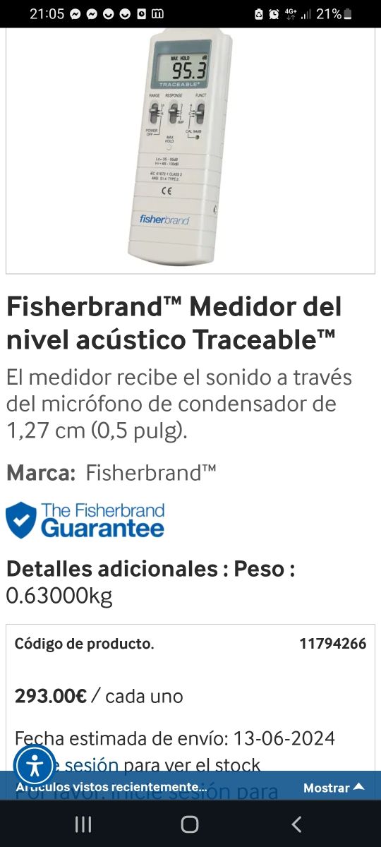 Medidor de sonido