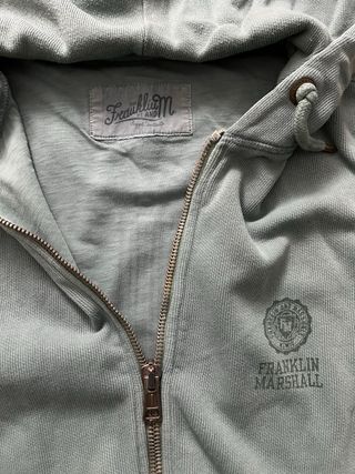 FELPA CAPPUCCIO CON CERNIERA FRANKLIN MARSHALL