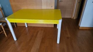 Mesa extensible comedor melamina lacada