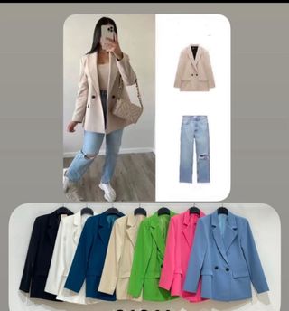 Chaqueta inspiración zara