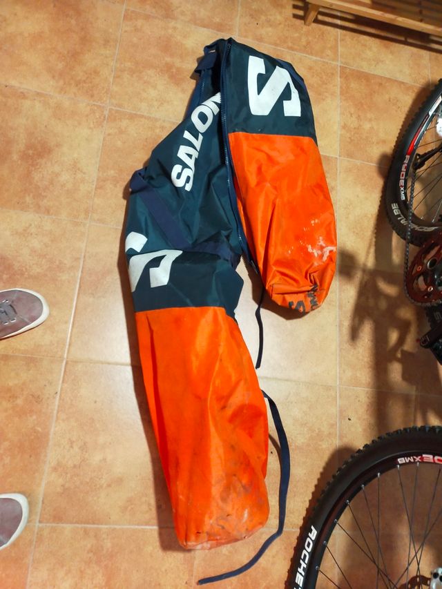 Funda esquíes vintage