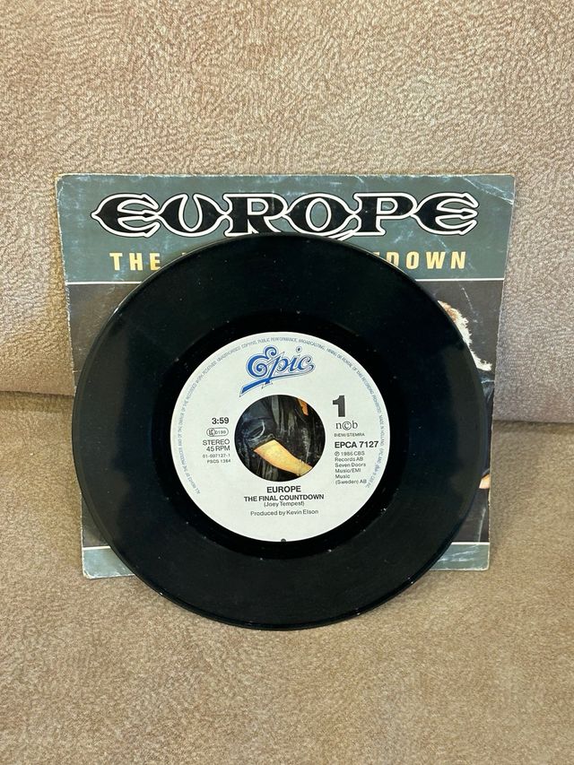 Vinile 45 giri degli Europe