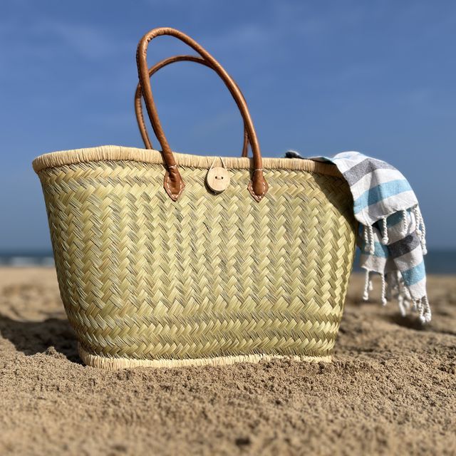 Bolso de playa / piscina grande de raffia
