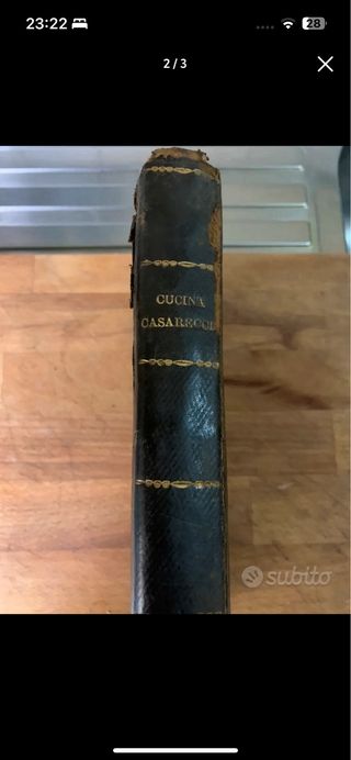 Libro cucina 1800