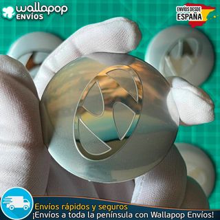 X4 Emblemas Hyundai 56mm Pegatinas Tapacubos