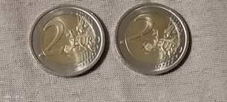 2 monedas de Sant Marino
