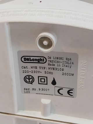 stufa termoventilato De Longhi