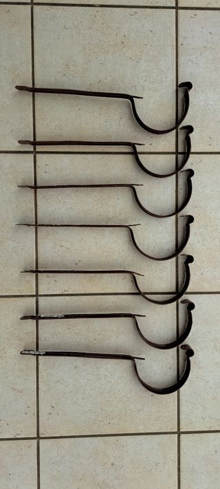 Staffe per grondaia effetto ramato 125 