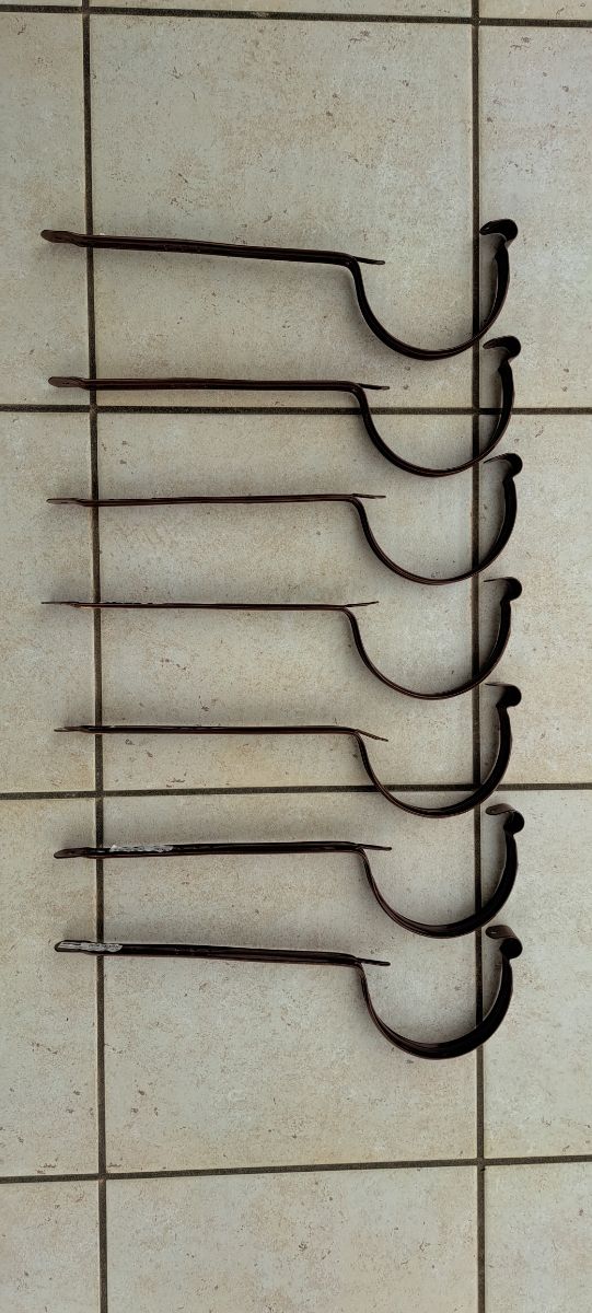 Staffe per grondaia effetto ramato 125 