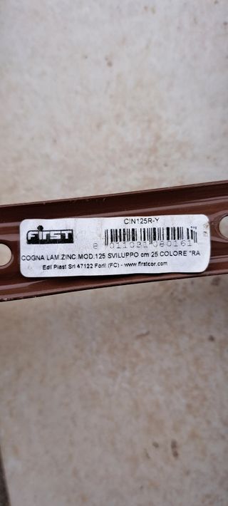 Staffe per grondaia effetto ramato 125 