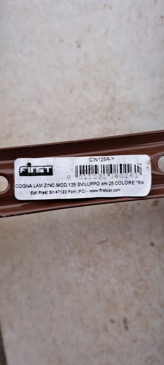 Staffe per grondaia effetto ramato 125 