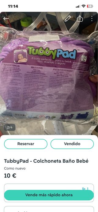Bañera bebe con patas
