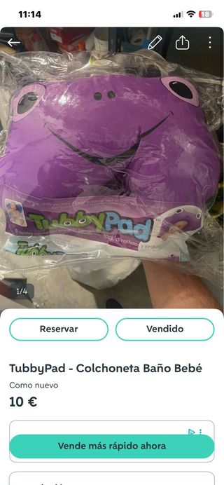 Bañera bebe con patas