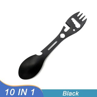 Cuchara tenedor 10 en 1 | acero inoxidable