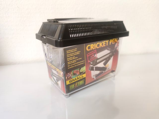 Grillos Nuevo kit transportin caja cristal pecera